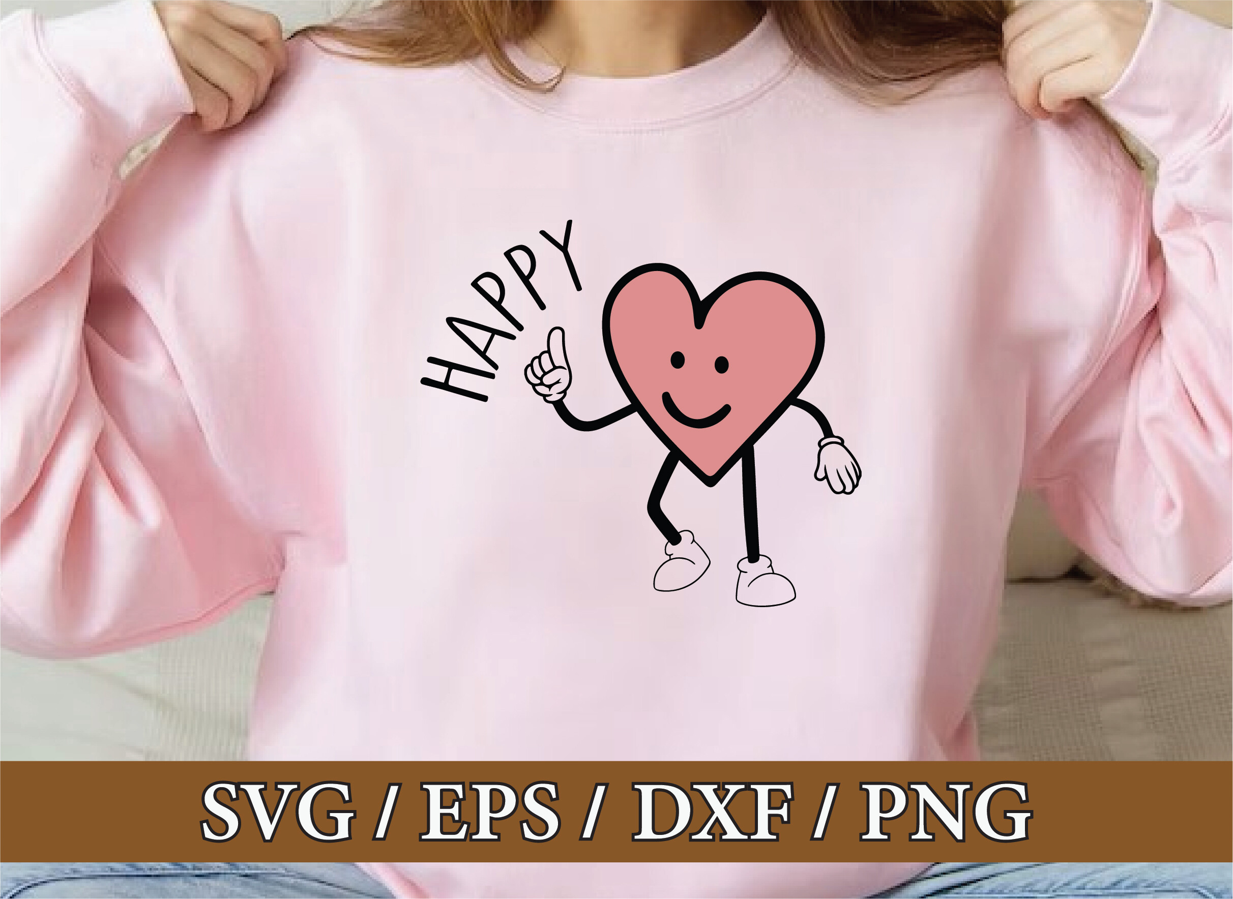 Happy SVG, Be Happy SVG, Choose Happines Graphic by Nigel Store ...