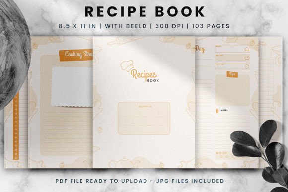 Blank Recipe Book for Own Recipes A5 Family Write Your Own 