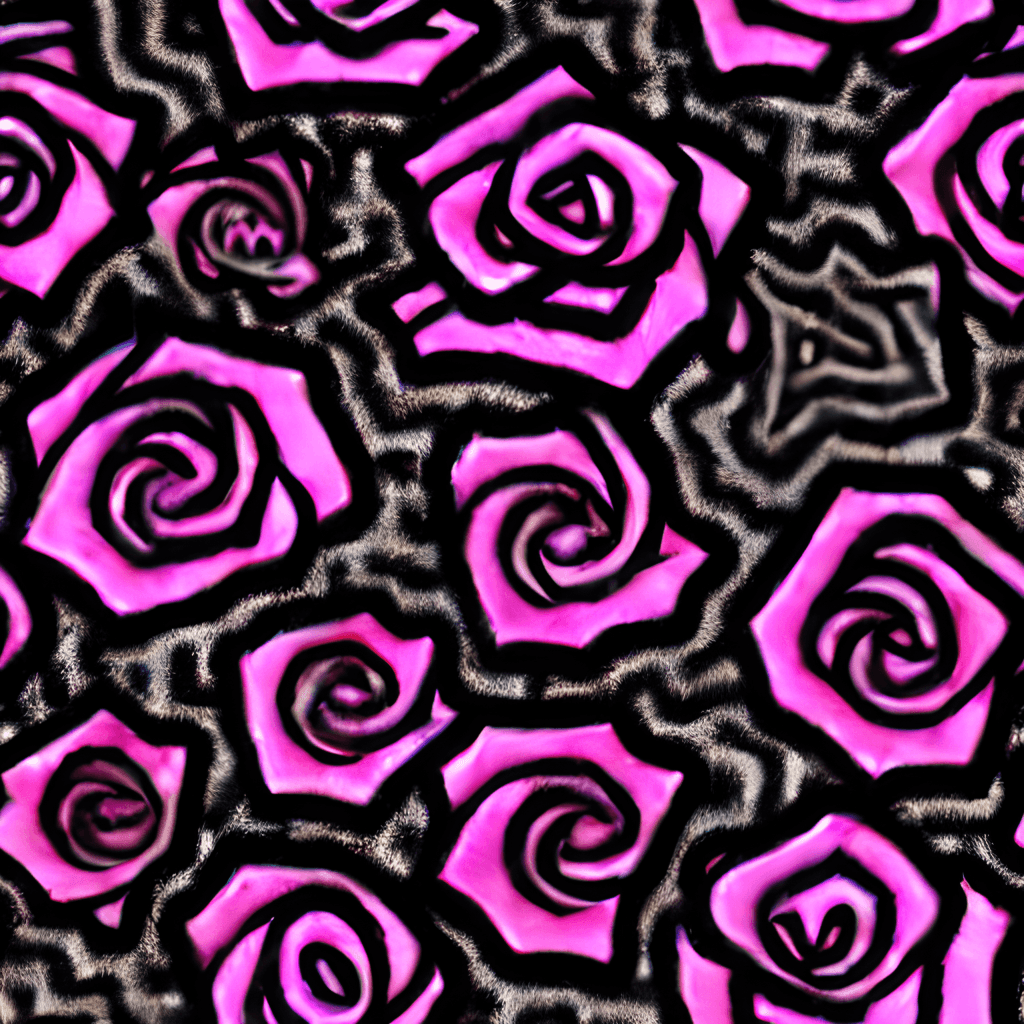 Dark Rose Pattern · Creative Fabrica