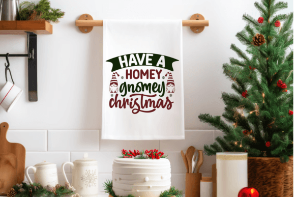 Christmas Kitchen Towels SVG Bundle Graphic by Regulrcrative · Creative  Fabrica