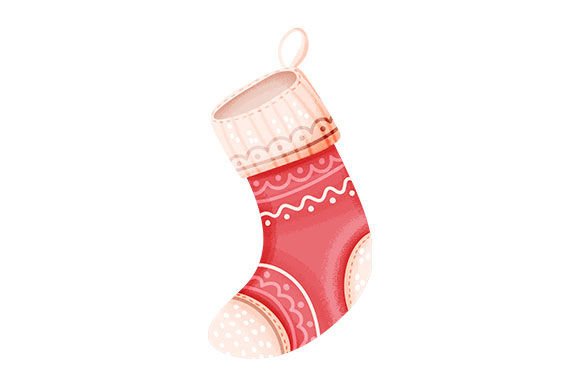 Red Christmas Sock Christmas Craft Cut File By Creative Fabrica Crafts