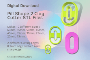 Heart Donut Shape 1 Clay Cutter - Cookie Cutter STL File