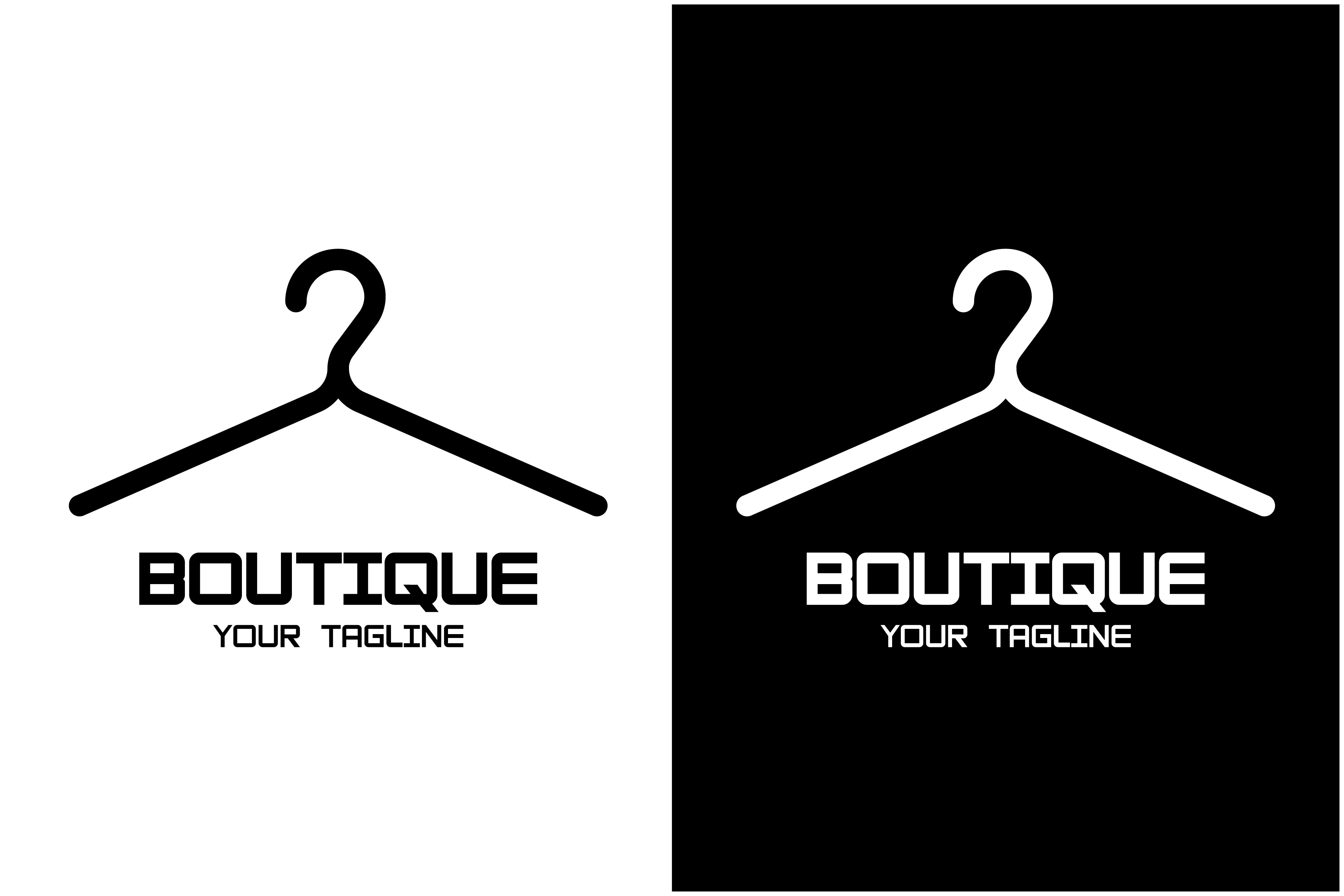 Simple Clothes Hanger Logo Design Graphic by Acillia eggi saputri ...