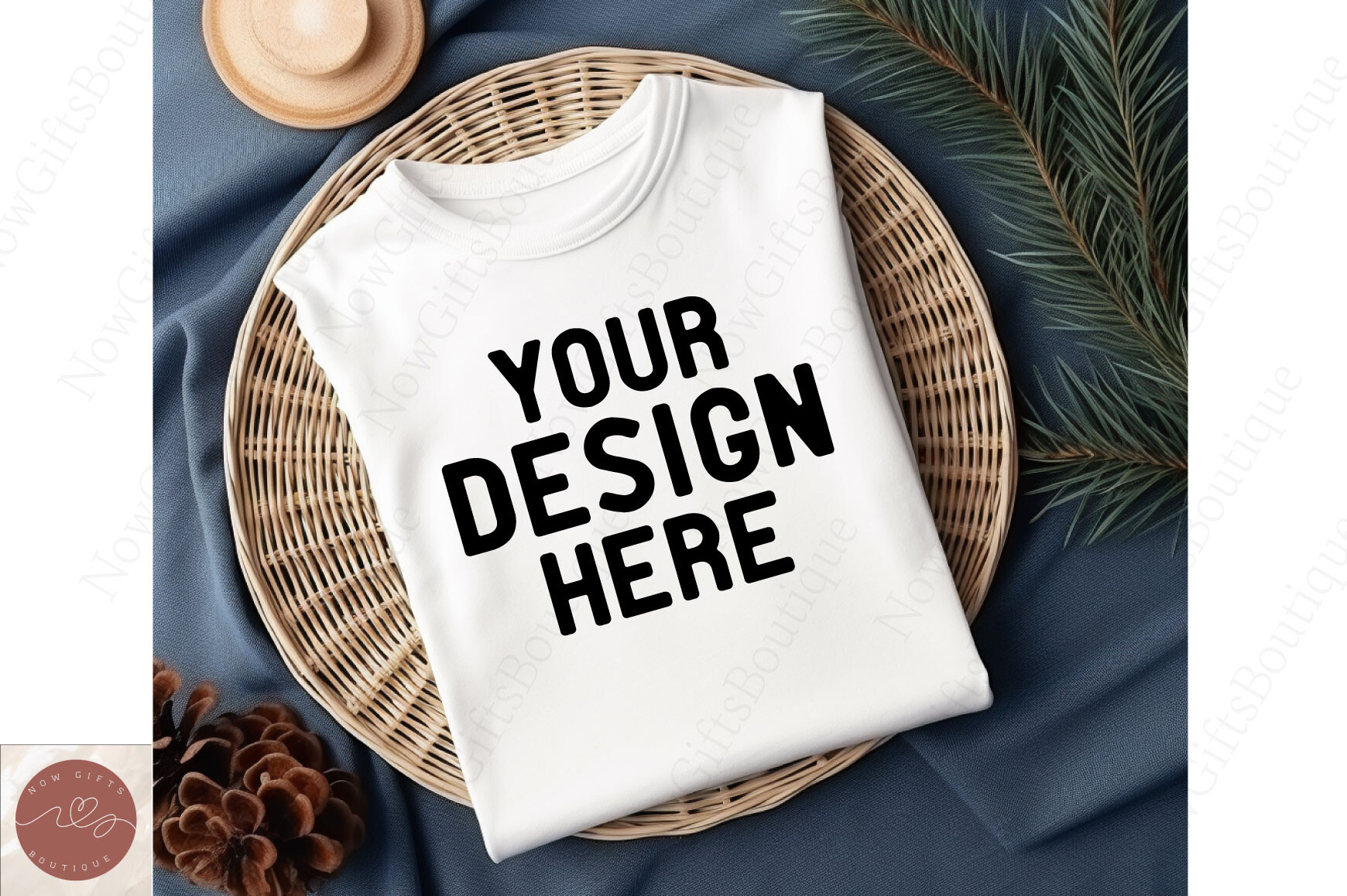 Gildan 18000 Christmas Tshirt Mockup Graphic by NowGiftsBoutique ...