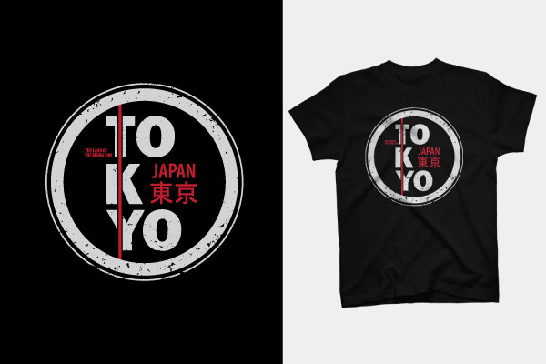 T Shirt Design - Tokyo Japan Graphic by mattaridwan · Creative Fabrica