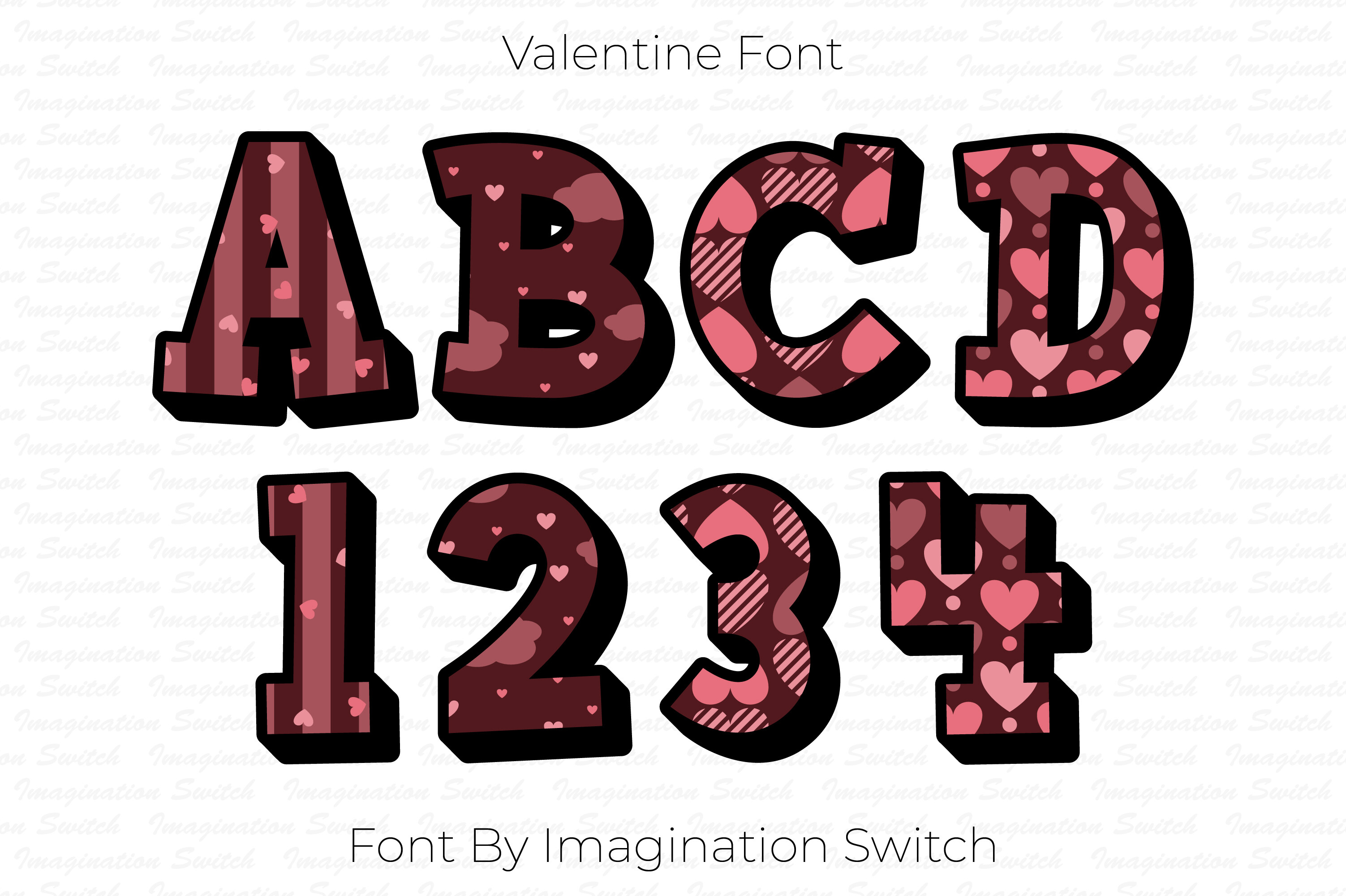 Valentine Font by Imagination Switch · Creative Fabrica