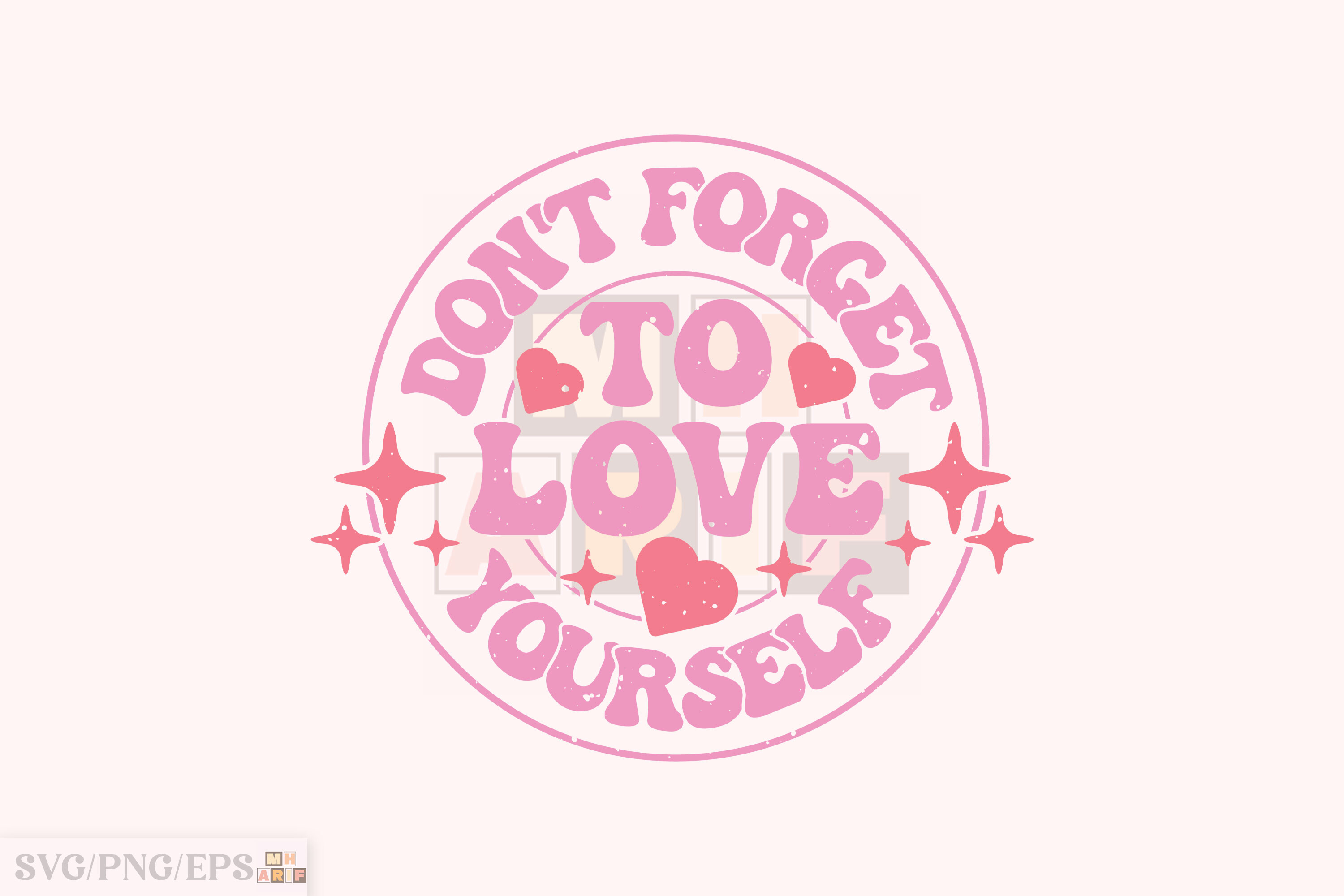 Self Love Quote Valentine’s SVG Design Graphic by mh_arif · Creative ...