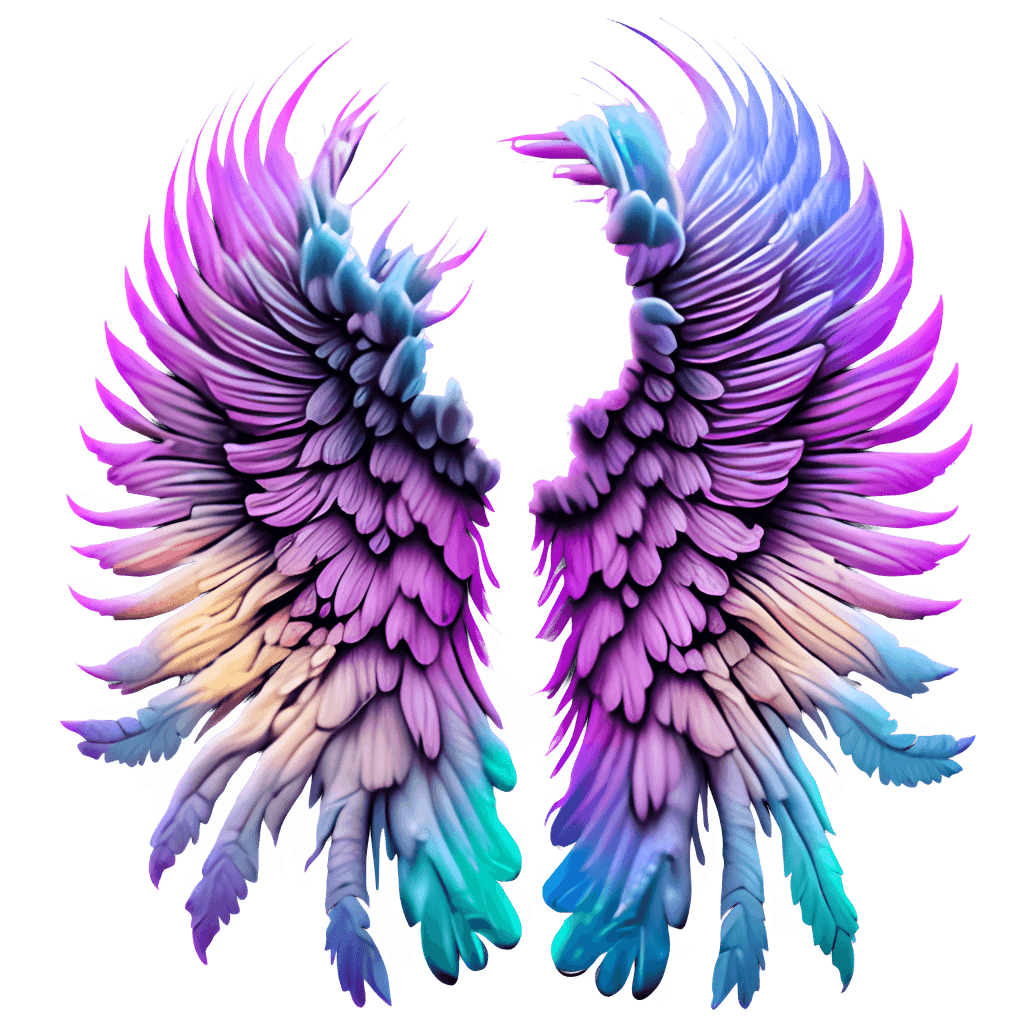 Angel Wings Digital Graphic · Creative Fabrica