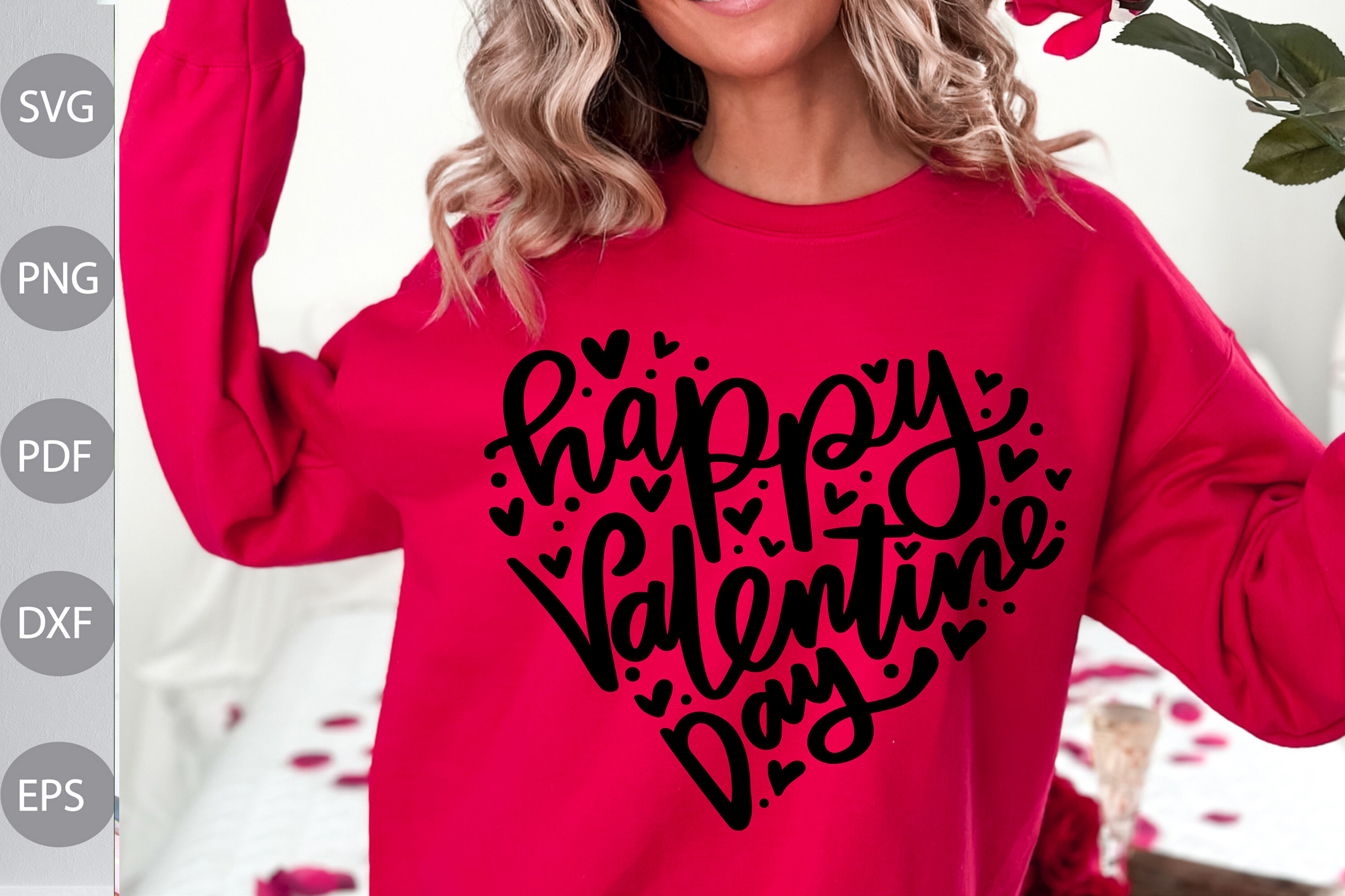 Happy Valentines Day SVG Cut Files Graphic by Scmdesign · Creative Fabrica