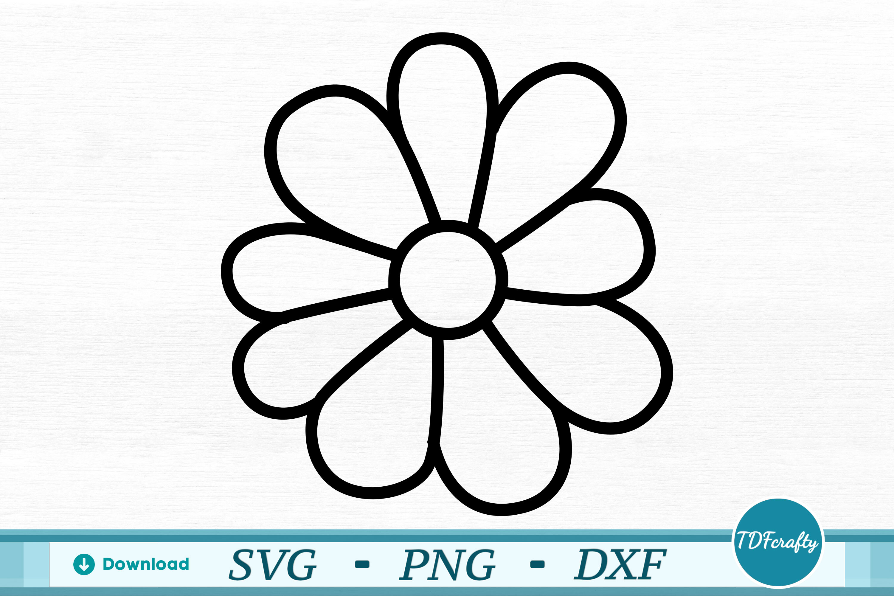 Flower Outline Graphic by TDFcrafty · Creative Fabrica