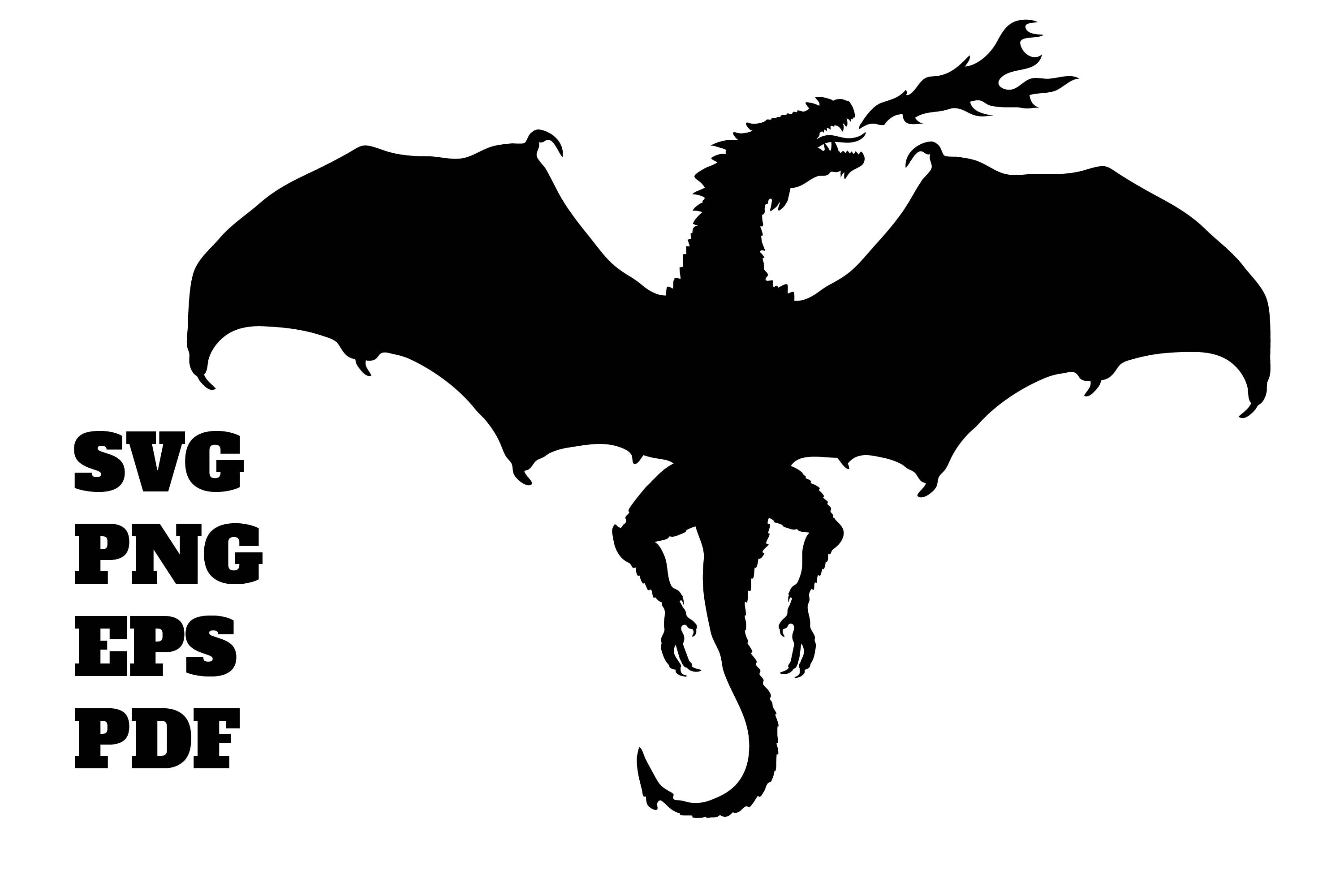 Dragon Silhouette SVG Graphic by Pony3000 · Creative Fabrica