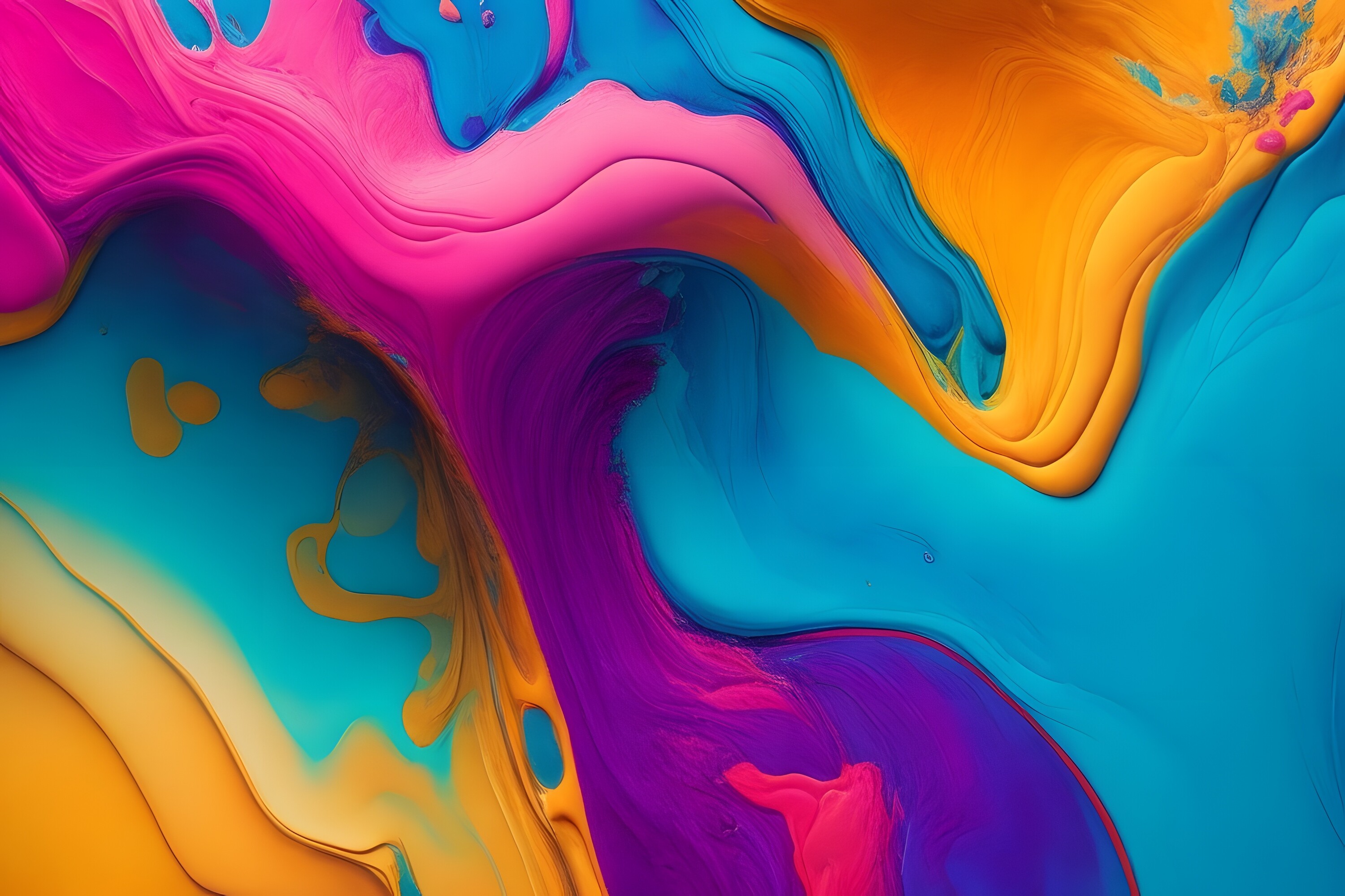 3D Abstract Colorful Ink Texture Graphic by Forhadx5 · Creative Fabrica