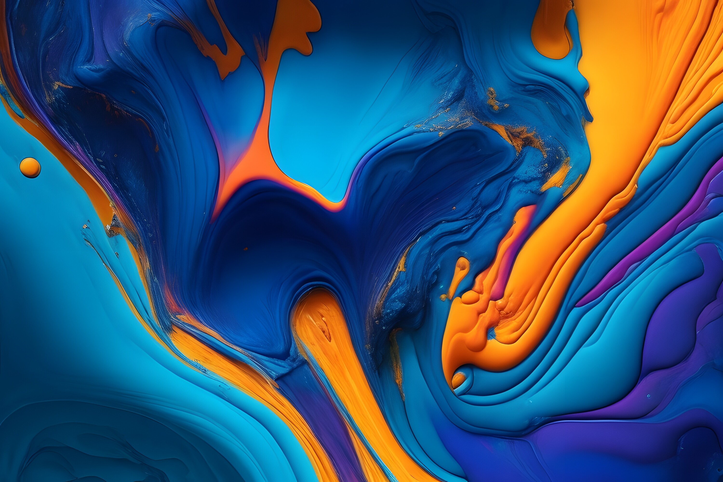 Liquid Paint 3D Effect Background Graphic by Forhadx5 · Creative Fabrica