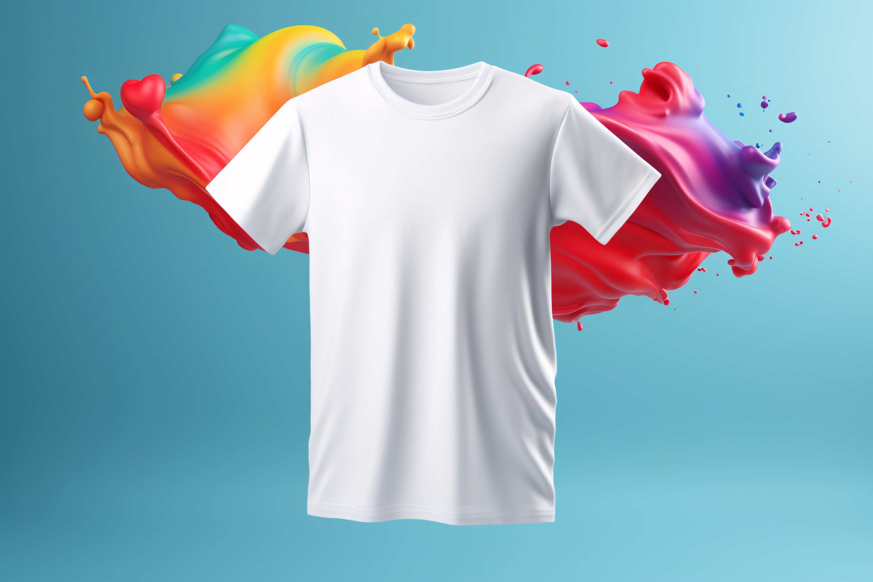 Floating T-shirt 3D Mockup Graphic by Forhadx5 · Creative Fabrica