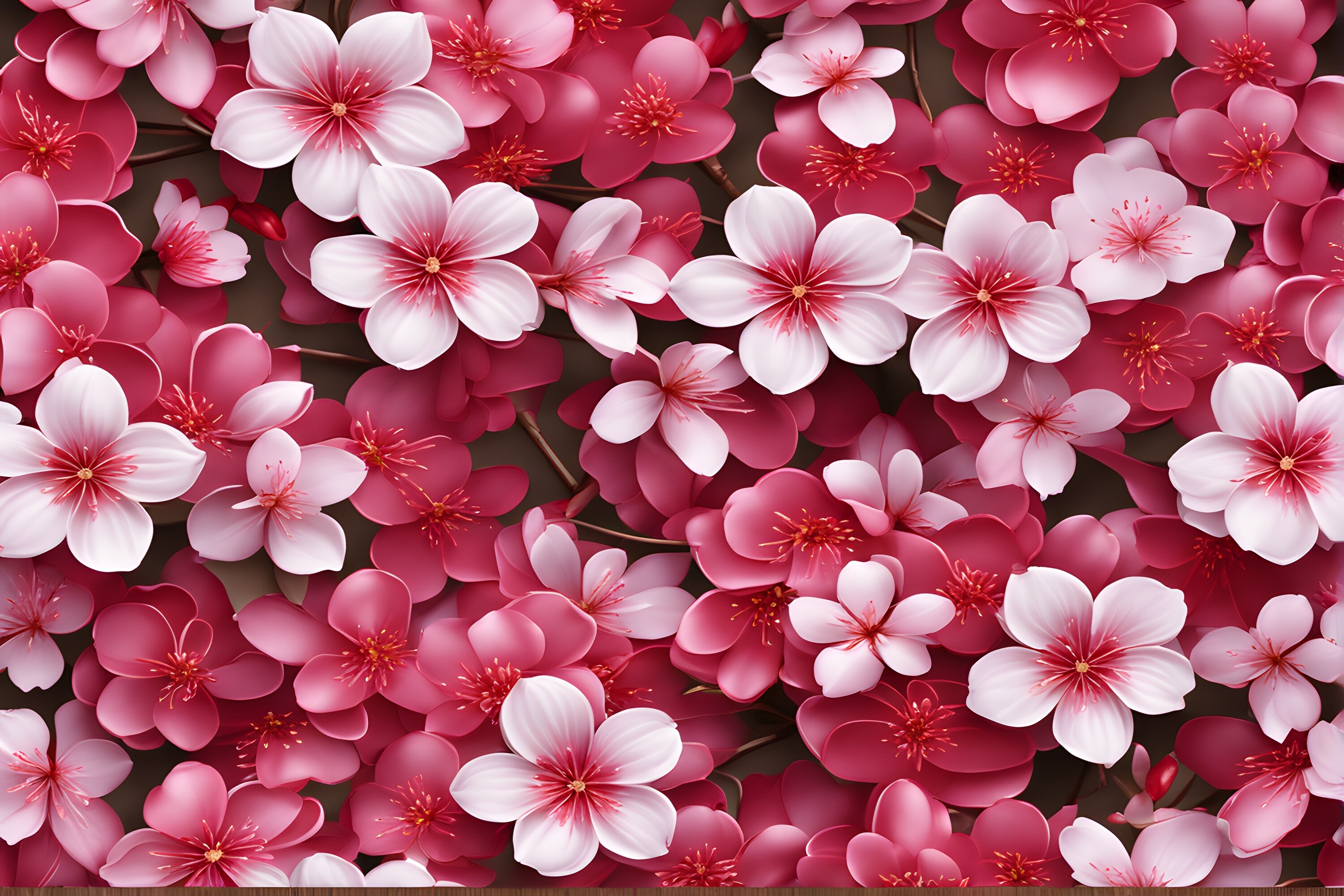 Japanese Cherry Blossom Flower Wallpaper Graphic by Forhadx5 · Creative ...