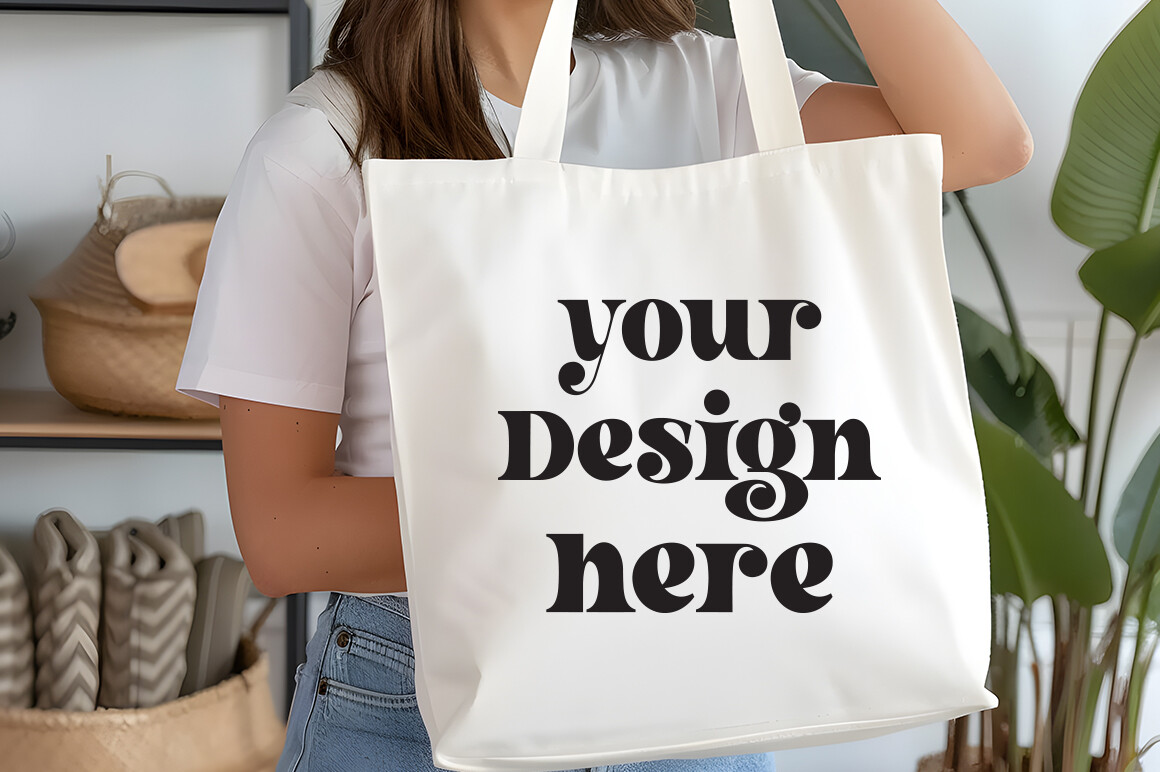 Canvas Tote Bag Mockup Graphic by MockupStore · Creative Fabrica