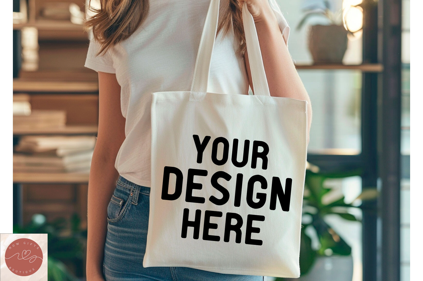 Canvas Tote Bag Mockup Graphic by NowGiftsBoutique · Creative Fabrica