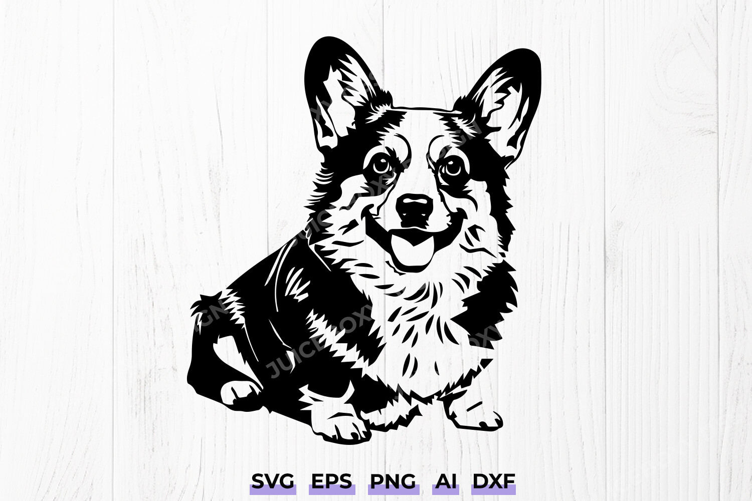 Lovely Corgi Dog SVG - Welsh Corgi DXF Graphic by juicebox739 ...