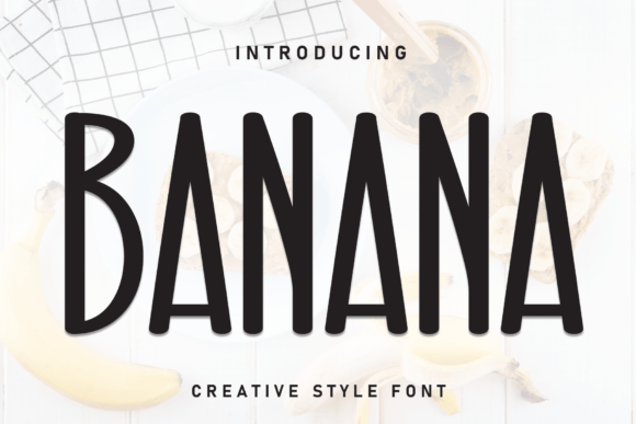 Banana Font Sans Serif Font Di Roronoa zoro.S.P.D