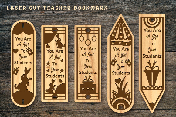 Laser Cut Teacher Bookmark Svg Bundle Graphic by Art Hub · Creative Fabrica