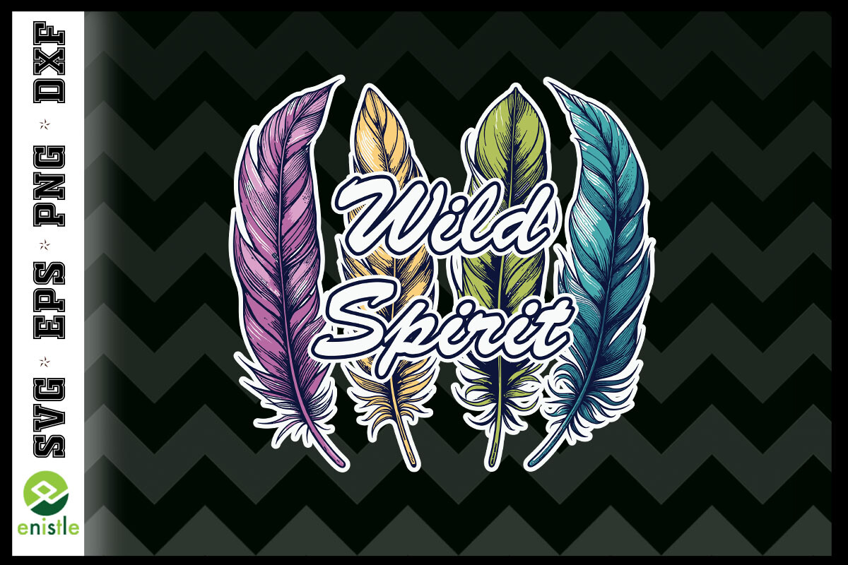 Wild Spirit Sublimation SVG Graphic by Enistle · Creative Fabrica