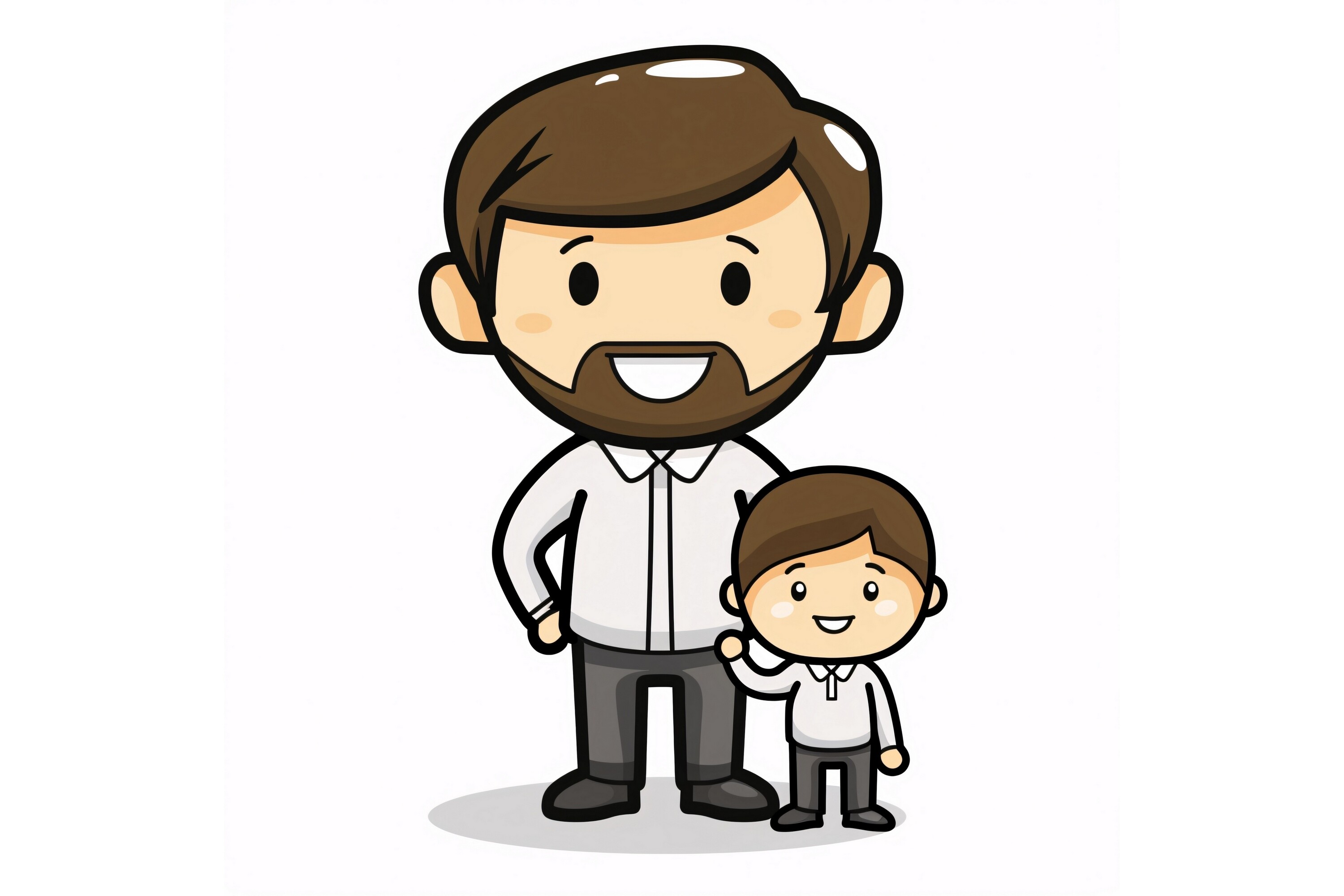 Fathers Day Kawaii Sublimation Printable Graphic by Forhadx5 · Creative ...