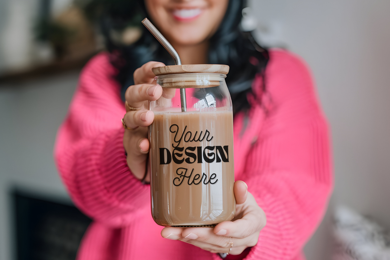 16oz Glass Can Mockup 15 Graphic by Mockup Infinity · Creative Fabrica