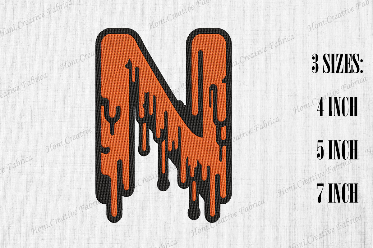 Halloween Letter N · Creative Fabrica