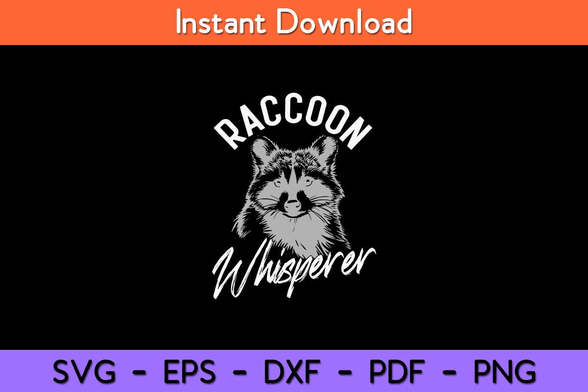 Raccoon Street Cat Funny Svg Design Graphic by Pscraft · Creative Fabrica