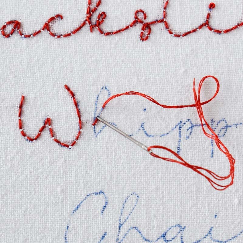 Six Hand Embroidery Stitches for Lettering - Creative Fabrica